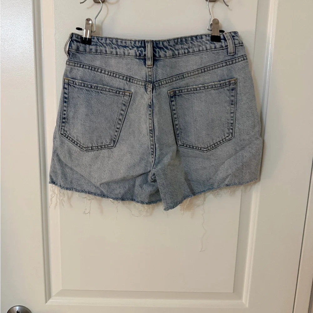 Zara Light Blue Jean Shorts - Picture 2 of 3